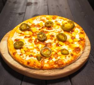 Jalapeno corn pizza