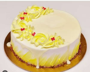 Eggless Pure Pineapple Cake