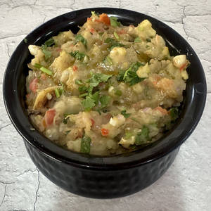Chokha (roasted Baigan & Spiced Potato Mash)