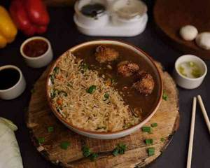 Manchurian Gravy+fried Rice