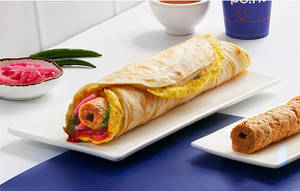 Anda Chicken Seekh Peppy Roll