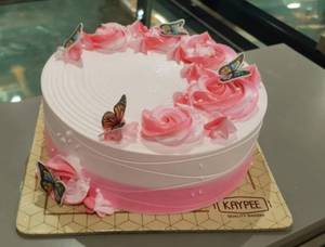 Mixed Fruit Butterfly Cake