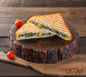 Corn & Spinach Sandwich