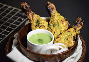 Stuffed Tangdi Kabab