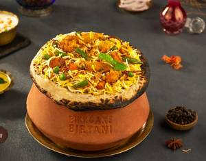 Handi kolkata chicken dum biryani [4 pieces]