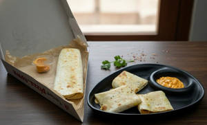 Paneer & Cheese Quesadilla