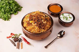Mutton keema biryani   