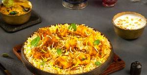 Special paneer hyderabadi dum biryani (500 ml)