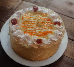 Snowy White Forest Cake