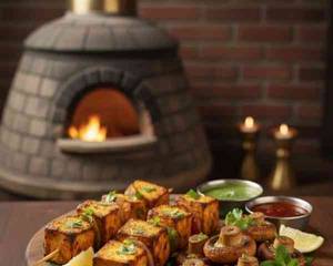 Paneer Tikka + Tandoori Mushroom