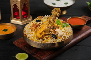 Hyderabadi Dum Biryani (300gm) - (serves 1)