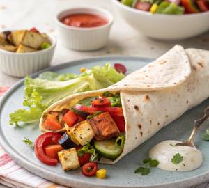 Healthy Protein Paneer Wrap
