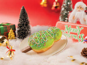 X-Mas Tree Doughnut
