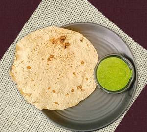 Papad (1Pc) And Green Chutney