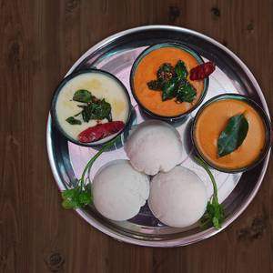 Idli(3) With Sambar