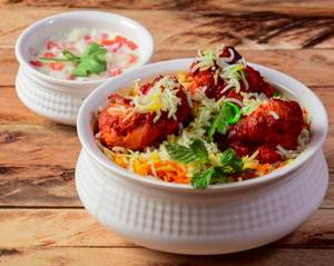 Chicken tikka biryani chicken [4 pieces]
