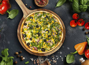 Fully Loaded Veg Pizza (m)