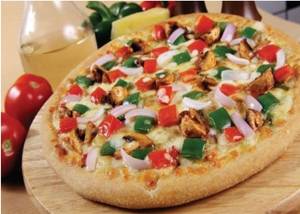 Dieced Cheese And Corn Pizza