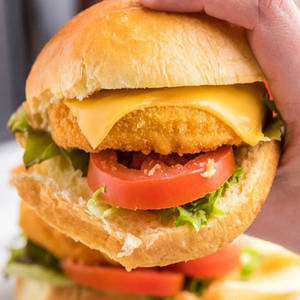 CHICKEN CHEESE SLICE PATTY PAV