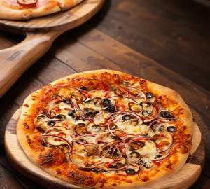 Veggie tandoori pizza