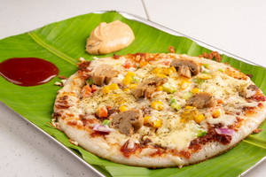 Open Mushroom Corn & Cheese Dosa