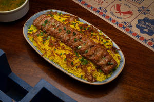 Adana Kebab (kebap) Rice Lamb (serves 1-2)