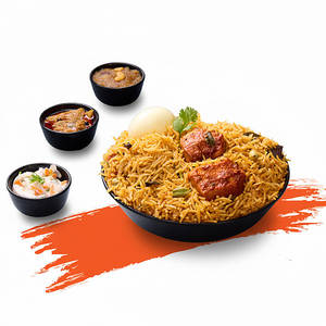 Chicken 65 Biryani Lite