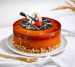 Eggless Butterscotch Cake