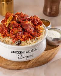 Chicken Lollipop Biryani