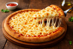 Double Cheese Margherita Pizza