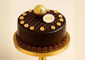 Crunchy Hazelnut Chocolate Cake