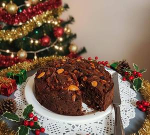 Special Date Nuts Cake In Olive Oil [1000 G] No Sugar, No Maida