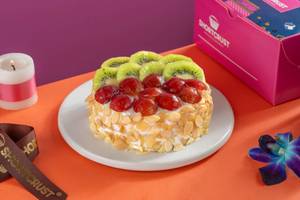 Eggless Sugar Free Fresh Fruit Cake 500 Gms.