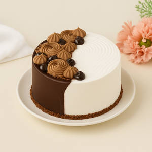 Chocolate Vanilla Cake