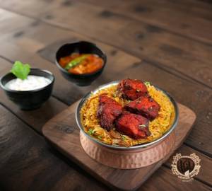 Chicken kebab biryani