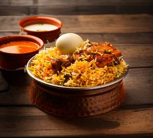 Chicken Biryani with Egg