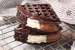 Triple Chocolate Waffle