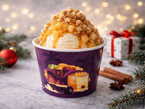 Mrs. Claus Apple Pie Sundae