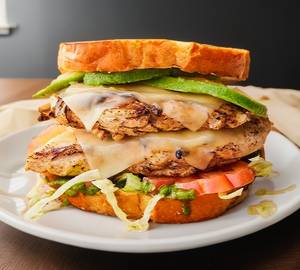 Barbeque chicken sandwich