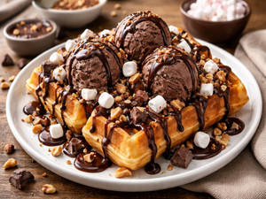 Mr. Rocky Road Waffle