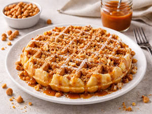 Butterscotch Crunchy Waffle