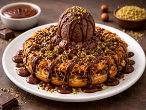 Mr. Choco Kunafa Waffle