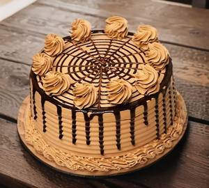  Light Chocolate Cake With Candle