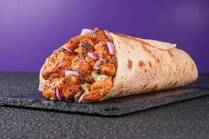 High Protein Masala Chicken Tikka Wrap.