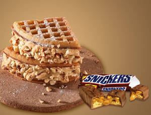 Snickers Waffle