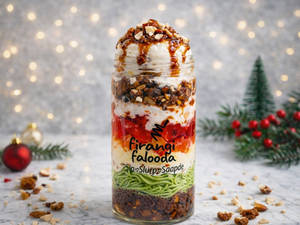 Santa's X-mas Plum Fruit Falooda