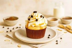 Caramel Swirl Cupcake