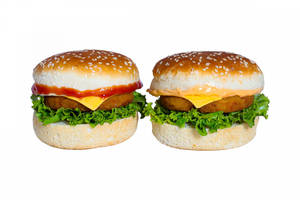 Twin Veg Burgers Combo