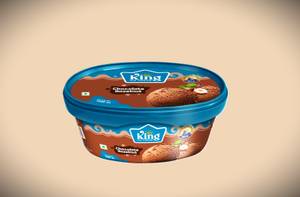 Chocolate hazelnut oval tub ice cream [1 litre]