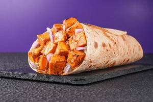 High Protein Masala Paneer Tikka Wrap.